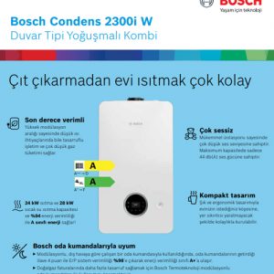 Bosch Condens 2300i W 24 kW C 23 20,726 Kcal/H